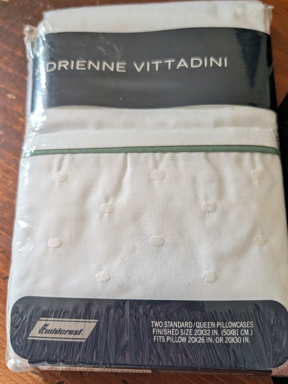 Vintage NEW In Package Adrienne Vittadini Botanical Bouquet  Pillowcases Queen